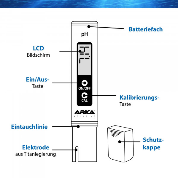 ARKA pH-Meter / pH-Messgerät Aufbau