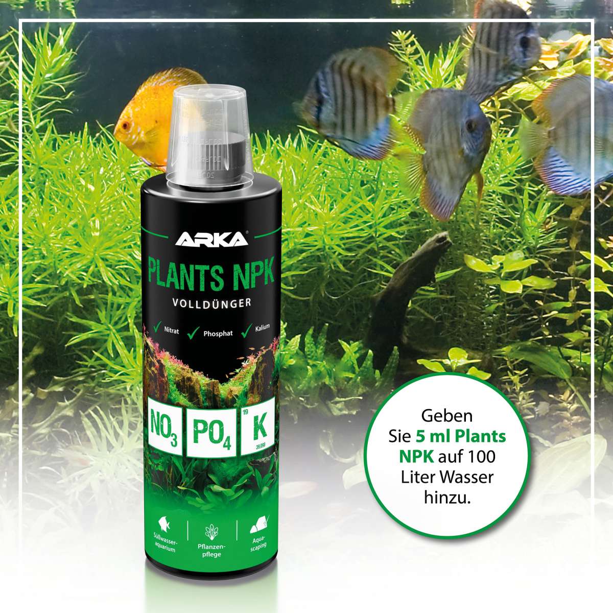 ARKA Plants NPK - flssiger NPK Dnger fr Pflanzen | Garnelen-Guemmer