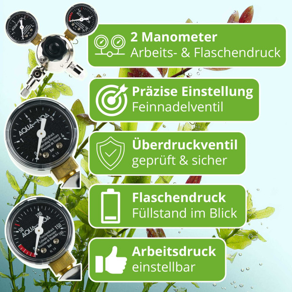 CO2 Anlage Premium mit Adapter für Sodastream | 100 - 250 Liter