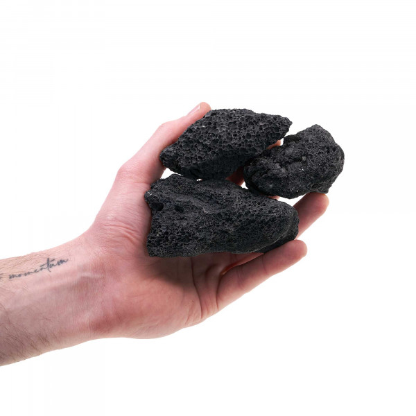Schwarze Lava Steine | Black Lava Rock | Fuji Stone