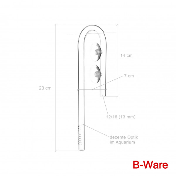USCAPE - Inflow Filtereinlauf Glas | B-Ware