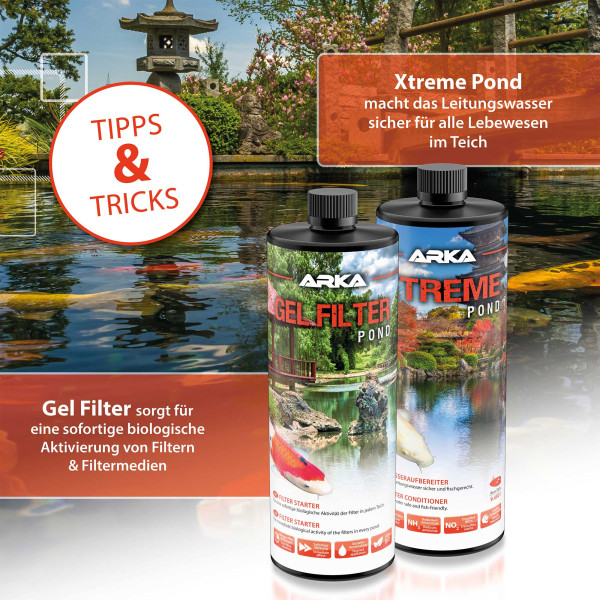 ARKA TEICH Xtreme Wasseraufbereiter und Schwermetallentferner für deinen Teich