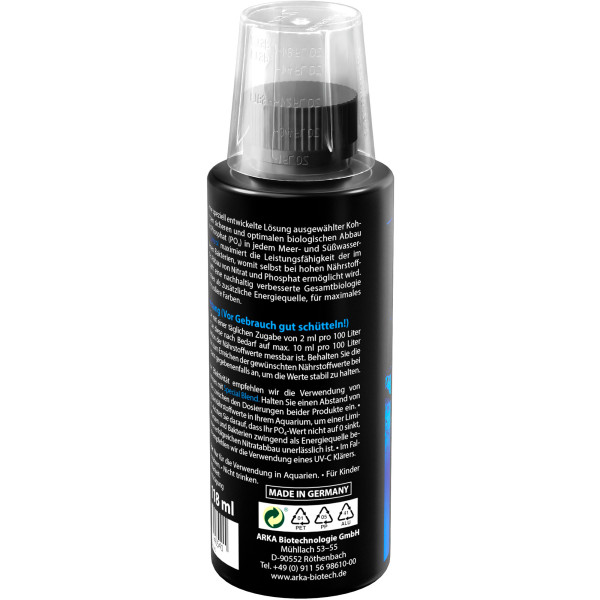 ARKA NOPO Control 118ml Rückseite