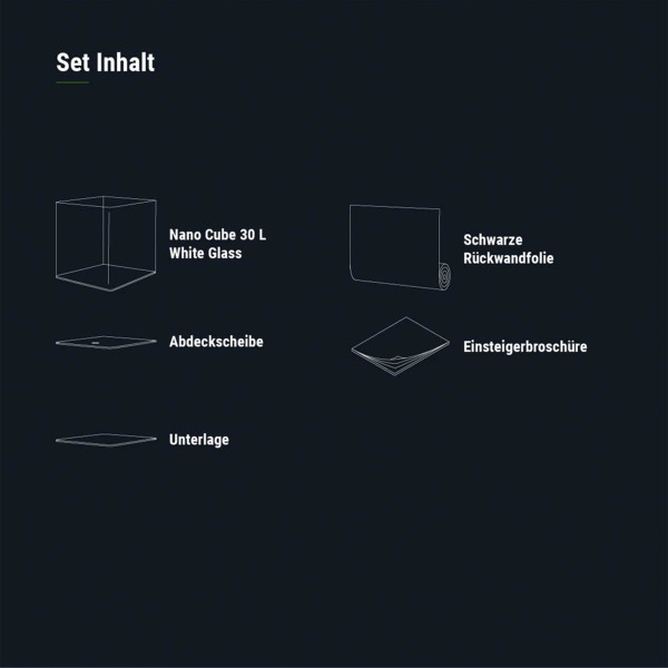 Dennerle | Nano Tank White Glass