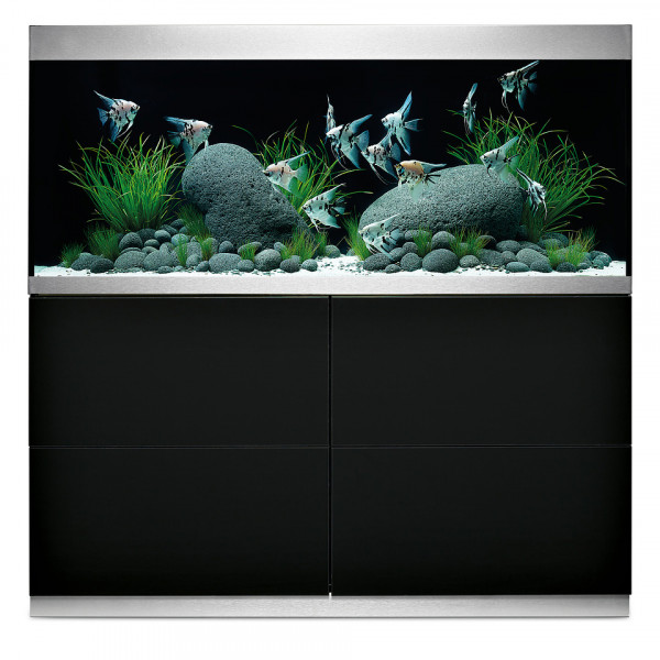 Oase HighLine Optiwhite 400 | Set aus Aquarium und Unterschrank