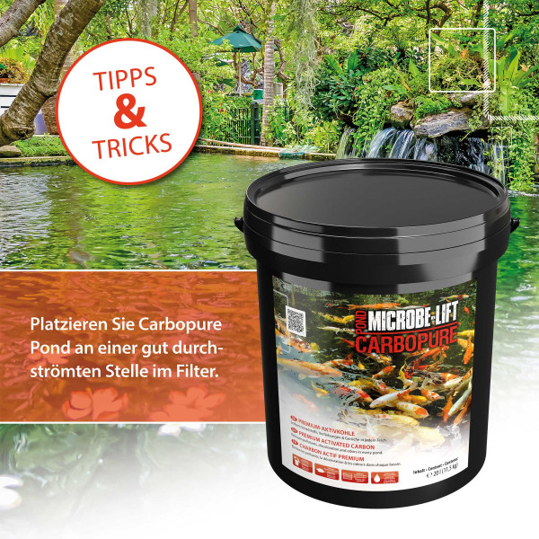 ARKA TEICH Carbopure | Premium Aktivkohle 20l 11,5kg