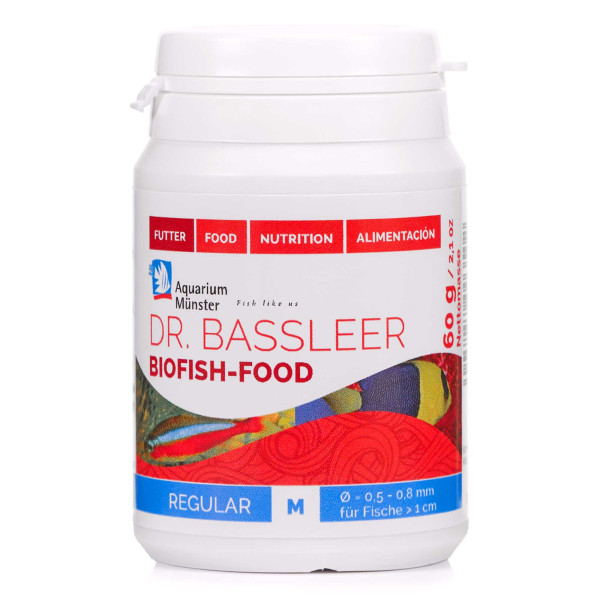 Aquarium Münster Dr. Bassleer BIOFISH FOOD Regular 60g M