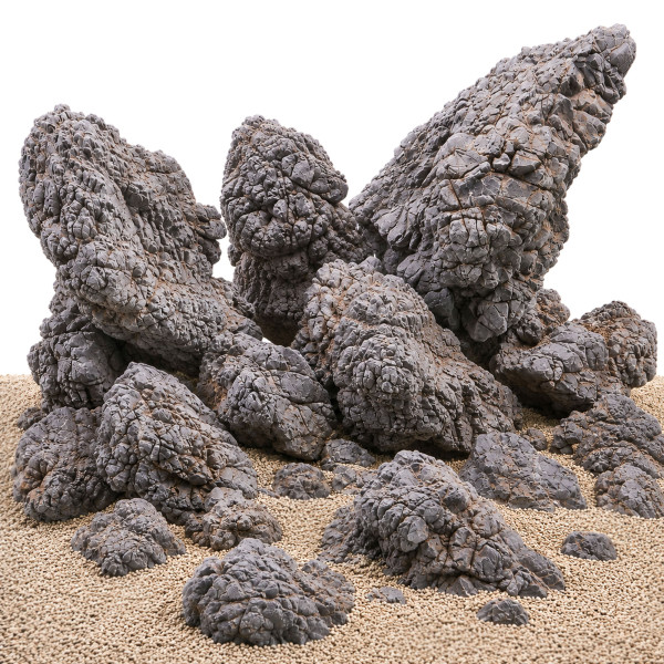 Geo Rock Geo Stone im Aquascaping Aquarium
