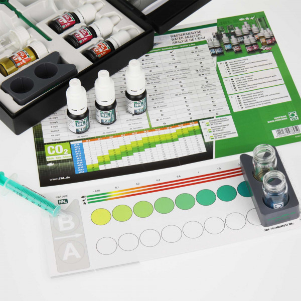 JBL Tierhaltung Test-Set | Nitrit, Ammonium & Kupferkontrolle