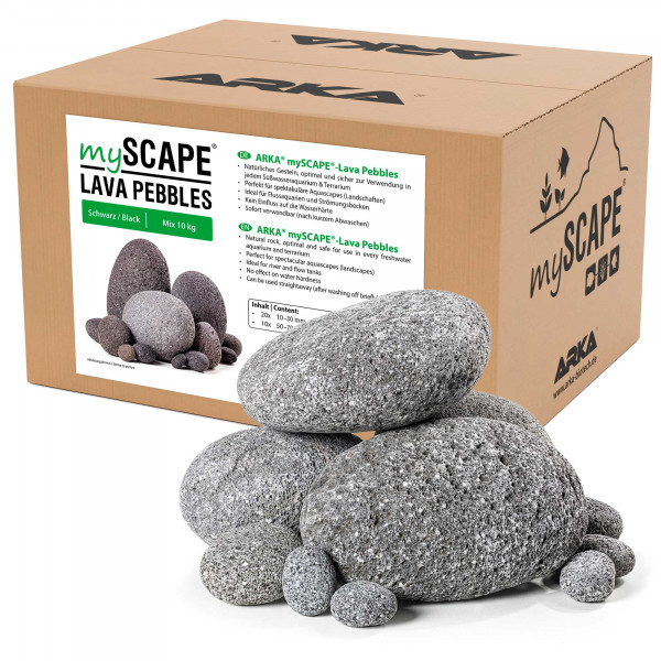 ARKA myScape Rocks Lava Pebbles | Mix - 10kg