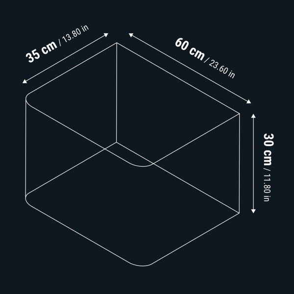 Dennerle Nano Tank Complete 60 Liter Maße