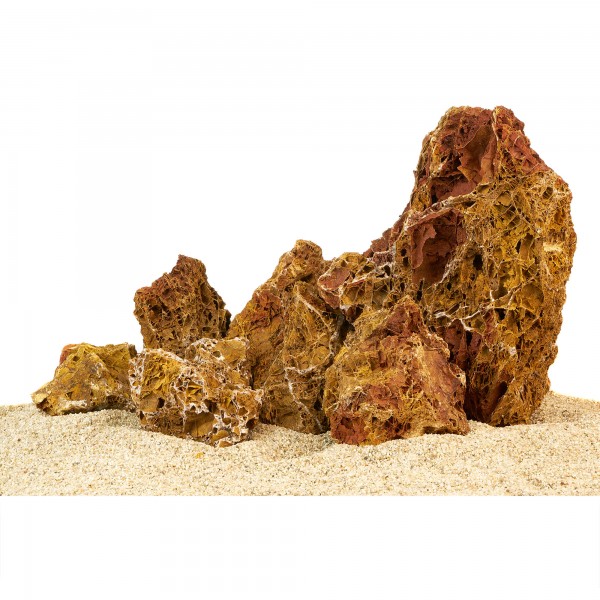 Versteinertes Laub Hardscape Aquascaping Aquaristik