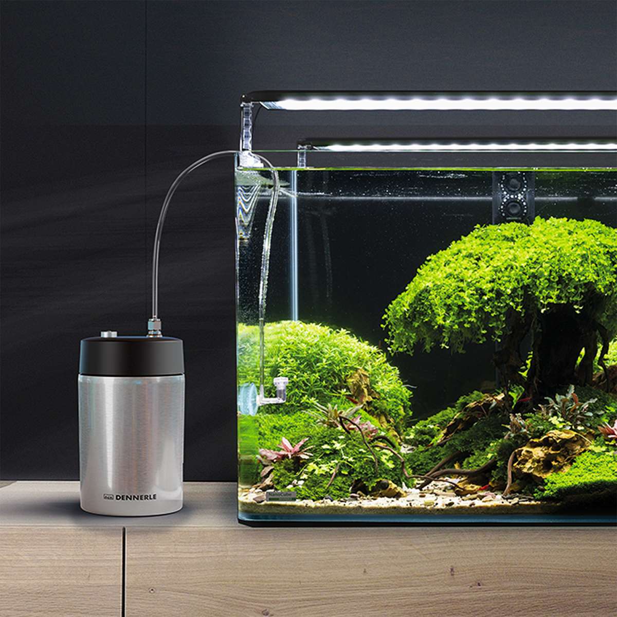 Bio CO2 Anlage Aquarium Dennerle Carbo Bio Style 120