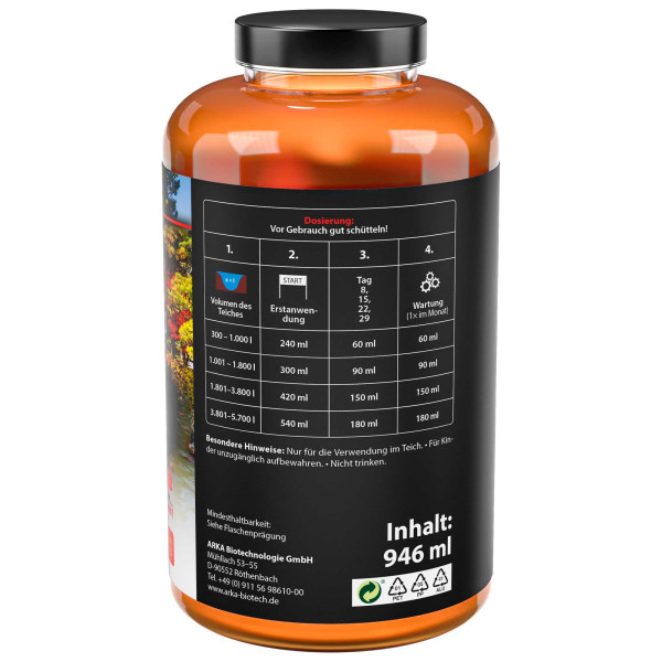 ARKA TEICH Special Blend Wasserpflegebakterien für deinen Gartenteich