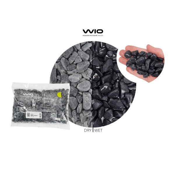 WIOdecor-Gravels | Black Venom Gravel, 2kg