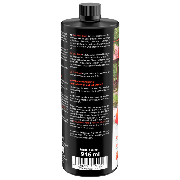 ARKA TEICH Gel Filter Filterstarter für deinen Gartenteich