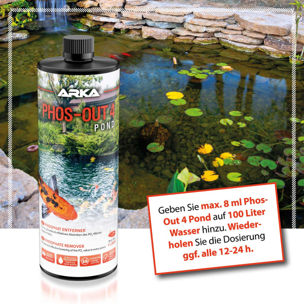 ARKA TEICH Phos-Out 4 | Flüssiger Phosphatentferner