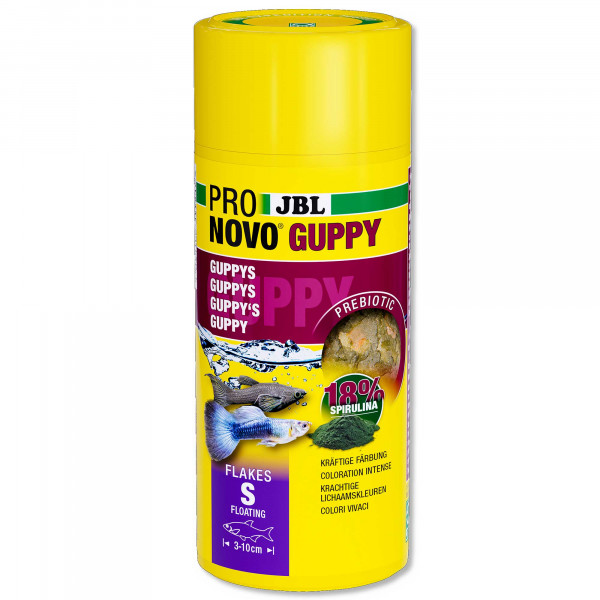 JBL ProNovo Guppy Flakes | Guppyfutter 250ml