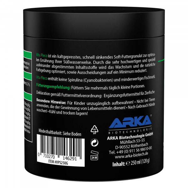 ARKA Microbe-Lift Vita Pleco | Welsfutter 250 ml