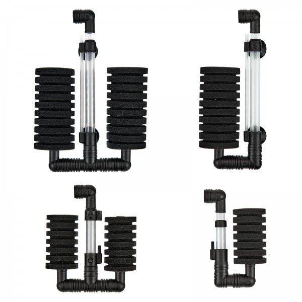 Schwammfilter garnelensicher Gruppe luftbetrieben