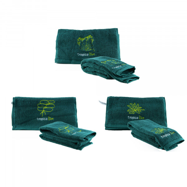 Tropcia Live handtücher mit Pflanzenmotiven