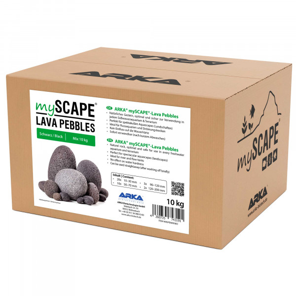 ARKA myScape Rocks Lava Pebbles | Mix - 10kg
