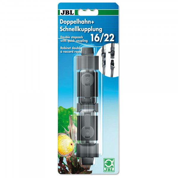 JBL schnelltrennkupplung mit absperrhahn 16/22