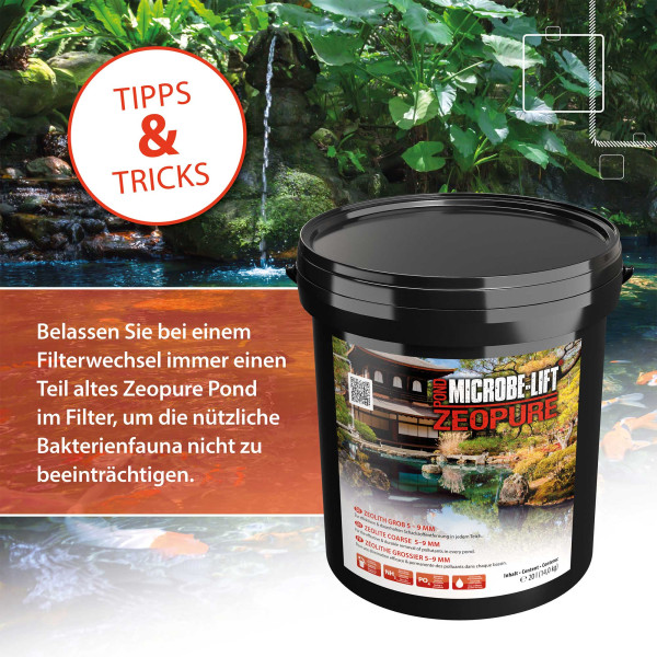 ARKA TEICH Zeopure | Zeolith 5-9mm 14kg 20l