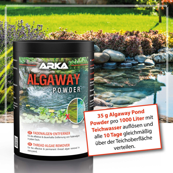 ARKA TEICH Algaway Powder | Algenentferner