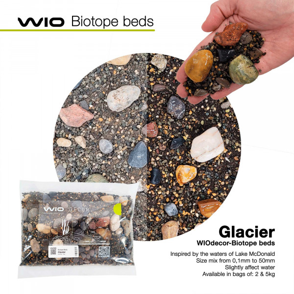 WIOdecor-BiotopeBeds | Glacier Mix USA, 2kg | 0,1-50mm