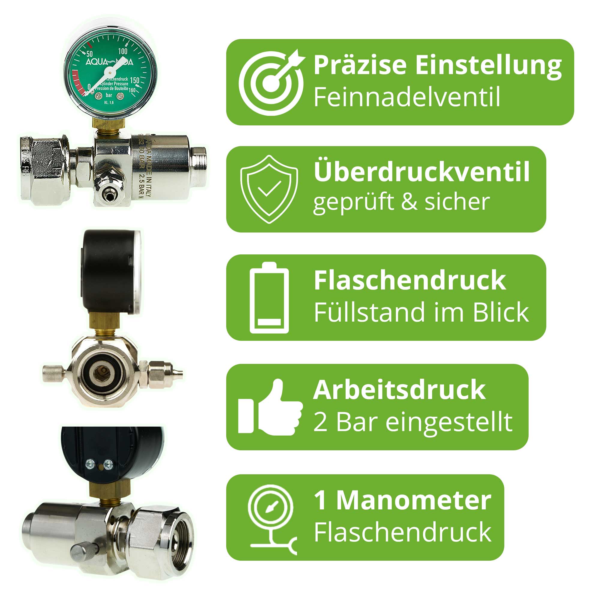 CO₂-Druckminderer Basic M1