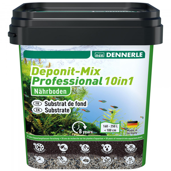Dennerle DeponitMix Professional 10in1 Nährboden Bodengrund 9,6 kg