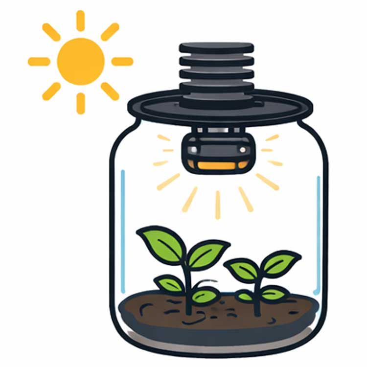 Flaschengarten Standort und Licht