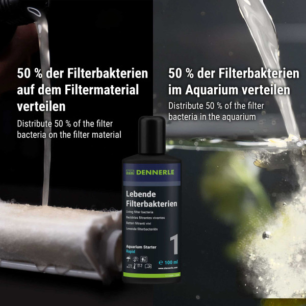 Dennerle Aquarium Starter Rapid - 2x100ml