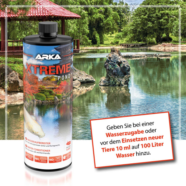 ARKA TEICH Xtreme Wasseraufbereiter und Schwermetallentferner für deinen Teich