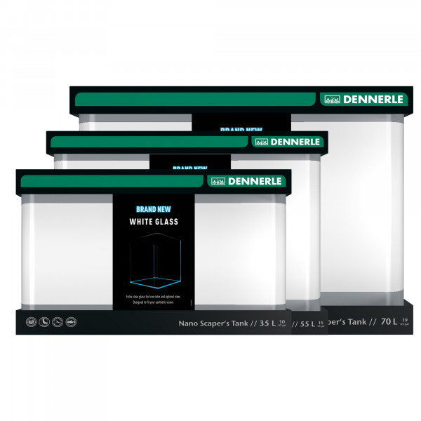 Dennerle Scaper´s Tank Weißglas Aquarium für Aquascaping