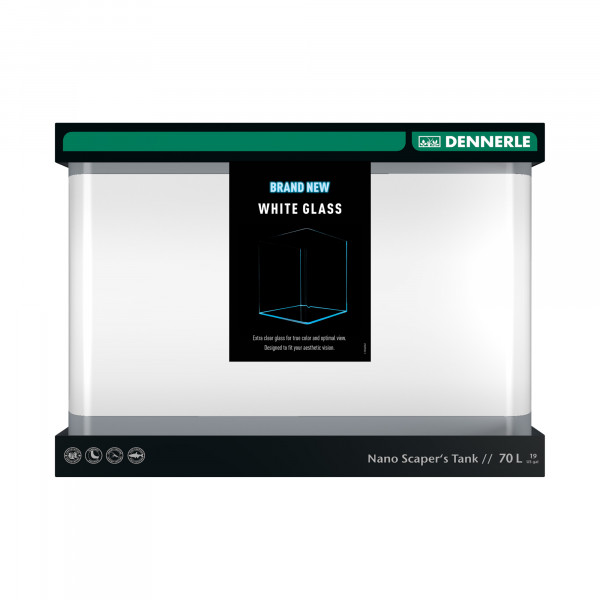 Dennerle Scaper´s Tank 70l Weißglas Aquarium