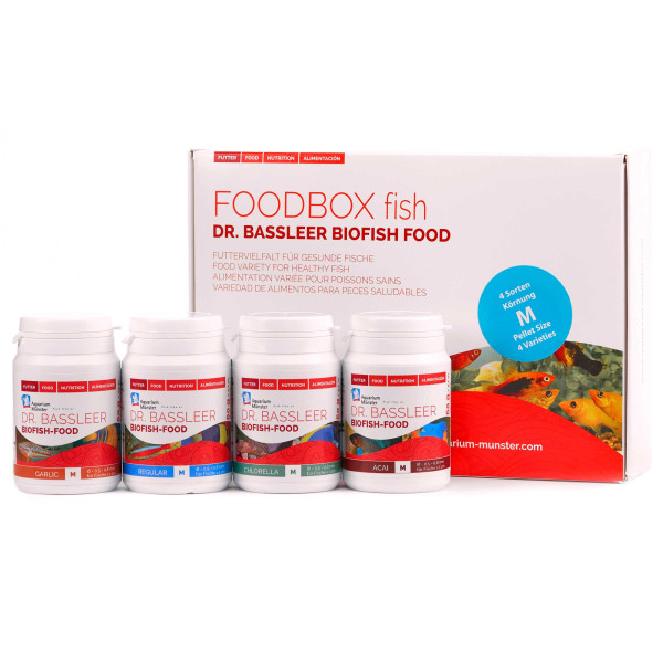 Aquarium Münster Dr. Bassleer BIOFISH FOODBOX FISH M Inhalt