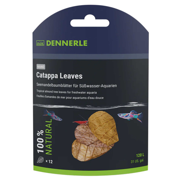 Dennerle Nano Catappa Leaves | Seemandelbaumblätter - 12 Stück