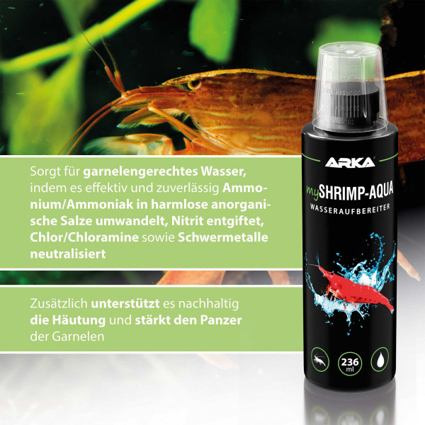 ARKA myShrimp-Aqua | Wasseraufbereiter für Garnelen
