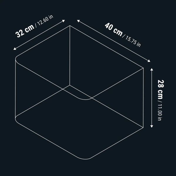 Dennerle Nano Tank Aquarium 35 Liter Maße