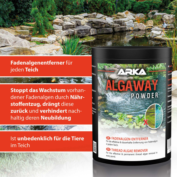 ARKA TEICH Algaway Powder | Algenentferner