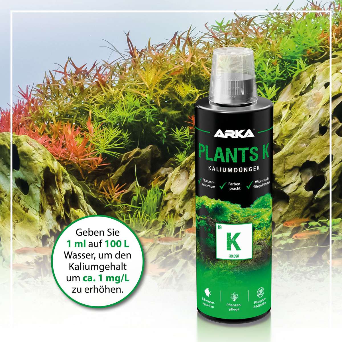 ARKA Plants K - flssiger Kalium Dnger | Garnelen-Guemmer