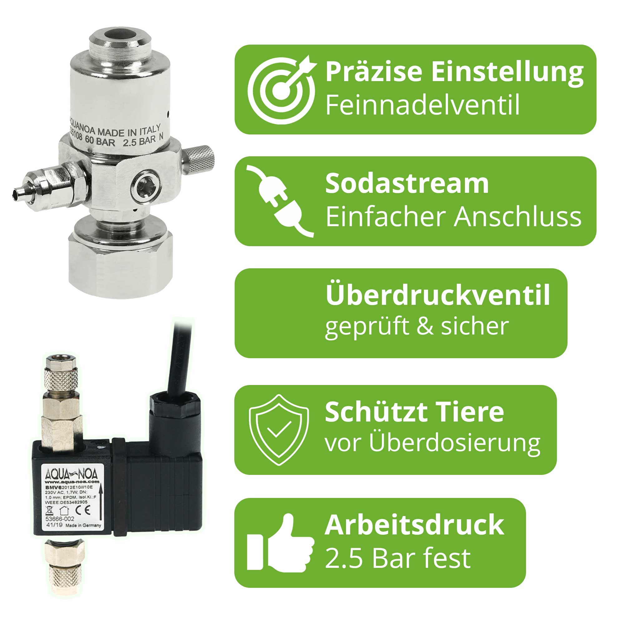 CO2 Sodastream Druckminderer
