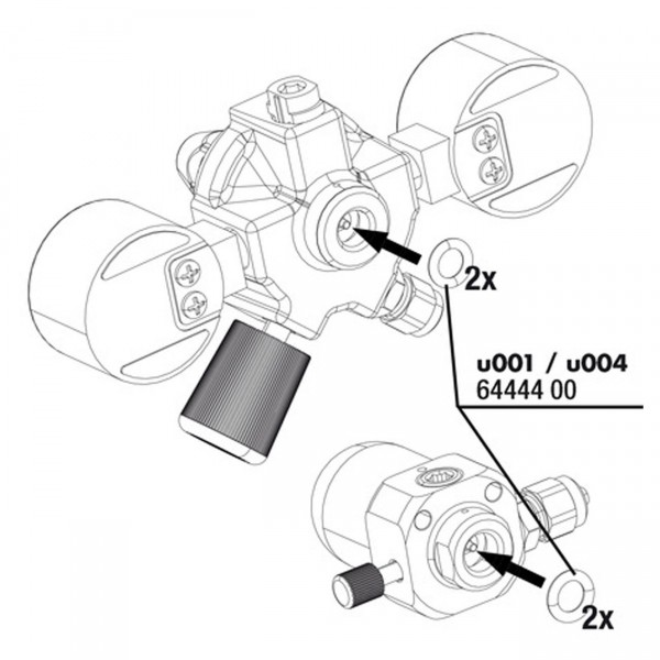 JBL ProFlora u001 O-Ring Dichtung