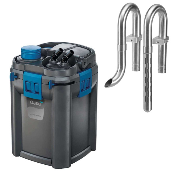 Oase BioMaster/ Bio Master Thermo inkl. USCAPE Inflow & Outflow Edelstahl