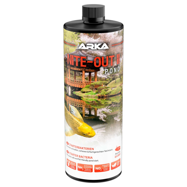 ARKA TEICH Nite-Out II | Starterbakterien 946l Liter für Teich