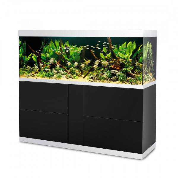 Oase HighLine Optiwhite 600 | Set aus Aquarium und Unterschrank