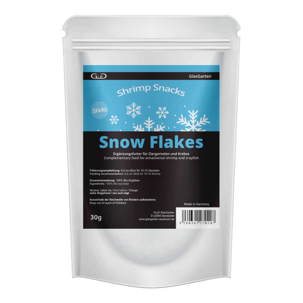 GlasGarten - Shrimp Snacks Snow Flakes 30g