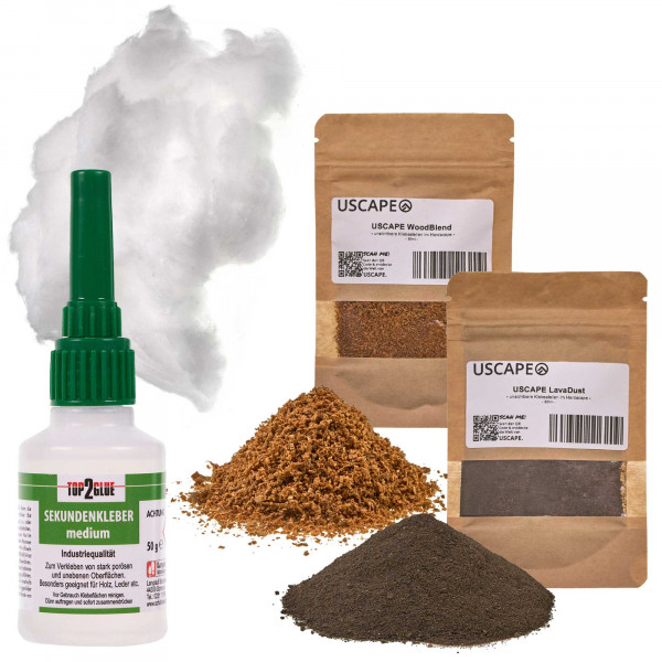 USCAPE Hardscape Klebeset - Set zum Verkleben und Kaschieren